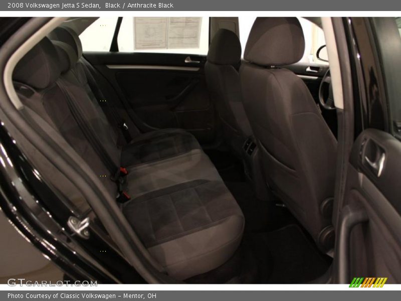 Black / Anthracite Black 2008 Volkswagen Jetta S Sedan