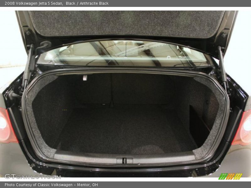 Black / Anthracite Black 2008 Volkswagen Jetta S Sedan
