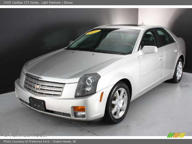 Light Platinum / Ebony 2005 Cadillac CTS Sedan