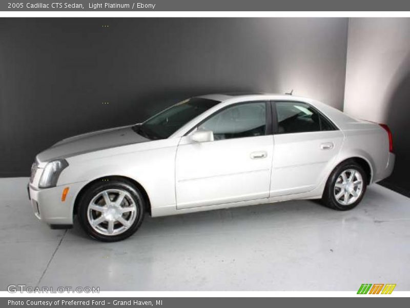 Light Platinum / Ebony 2005 Cadillac CTS Sedan