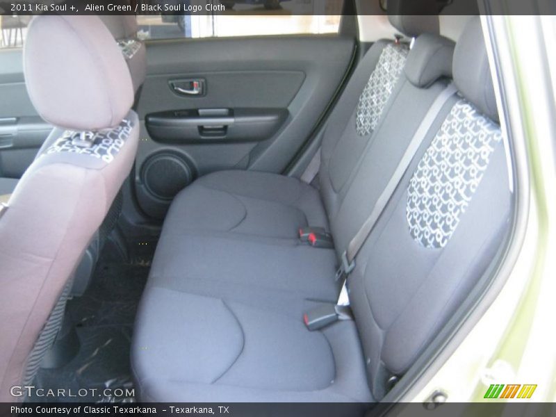 Alien Green / Black Soul Logo Cloth 2011 Kia Soul +