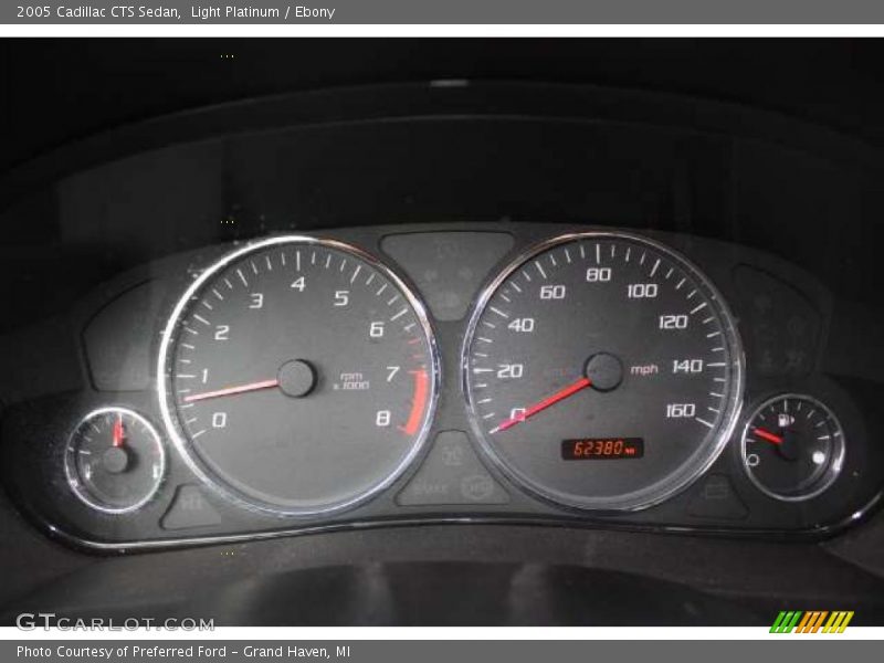 Light Platinum / Ebony 2005 Cadillac CTS Sedan