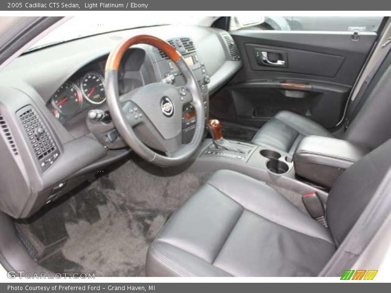 Light Platinum / Ebony 2005 Cadillac CTS Sedan