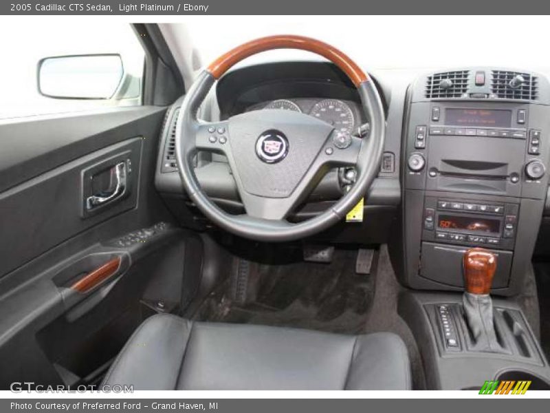 Light Platinum / Ebony 2005 Cadillac CTS Sedan