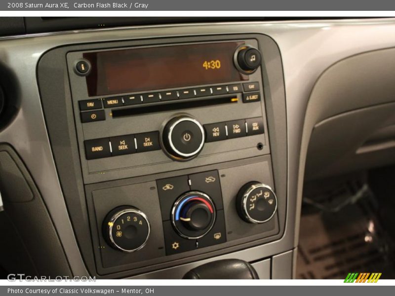 Carbon Flash Black / Gray 2008 Saturn Aura XE