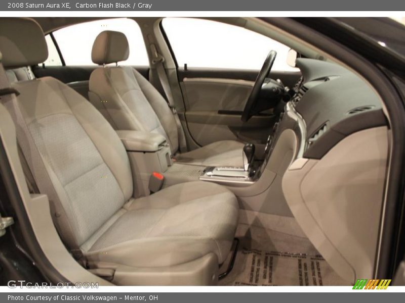 Carbon Flash Black / Gray 2008 Saturn Aura XE