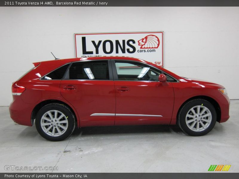 Barcelona Red Metallic / Ivory 2011 Toyota Venza I4 AWD