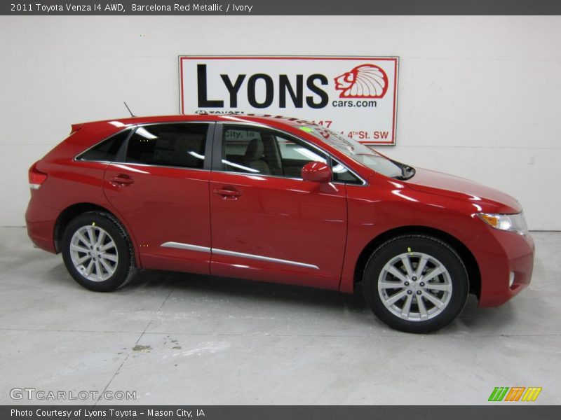Barcelona Red Metallic / Ivory 2011 Toyota Venza I4 AWD