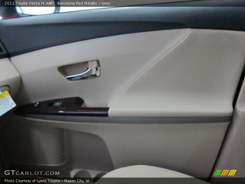 Barcelona Red Metallic / Ivory 2011 Toyota Venza I4 AWD