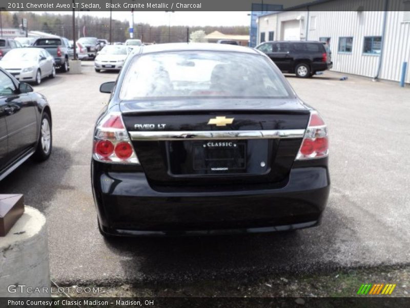 Black Granite Metallic / Charcoal 2011 Chevrolet Aveo LT Sedan
