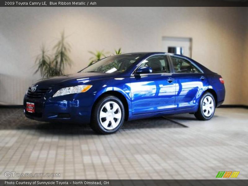 Blue Ribbon Metallic / Ash 2009 Toyota Camry LE