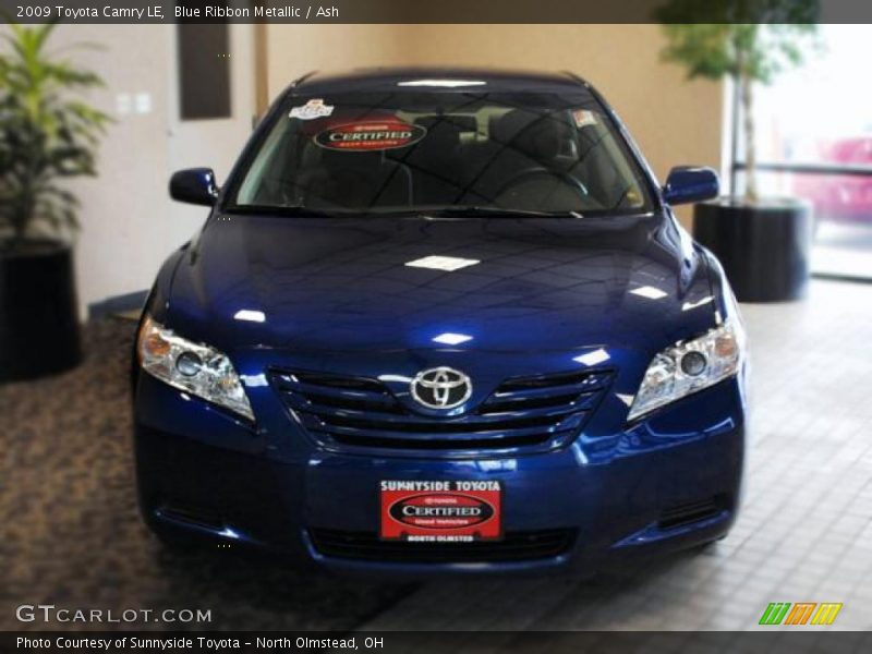 Blue Ribbon Metallic / Ash 2009 Toyota Camry LE