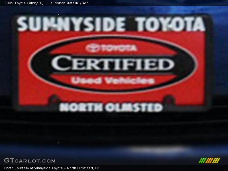 Blue Ribbon Metallic / Ash 2009 Toyota Camry LE