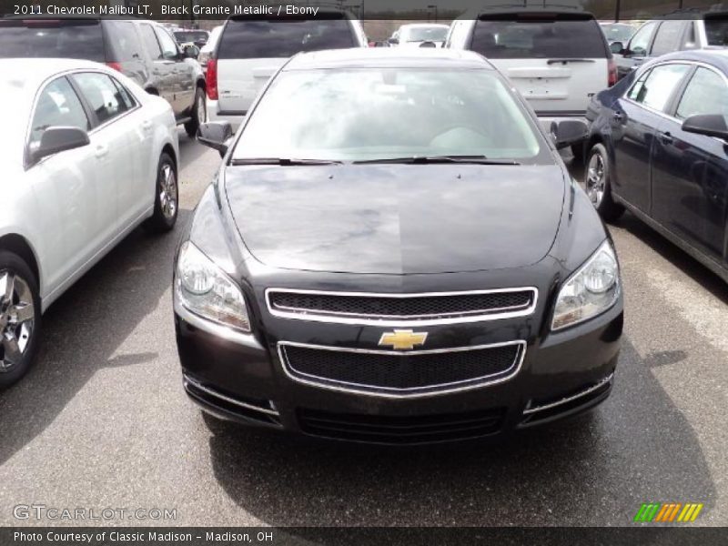 Black Granite Metallic / Ebony 2011 Chevrolet Malibu LT