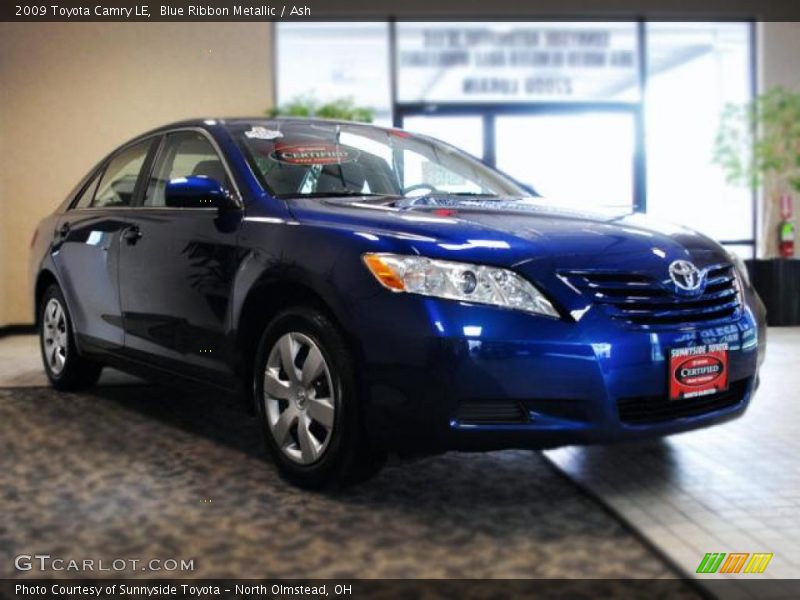 Blue Ribbon Metallic / Ash 2009 Toyota Camry LE