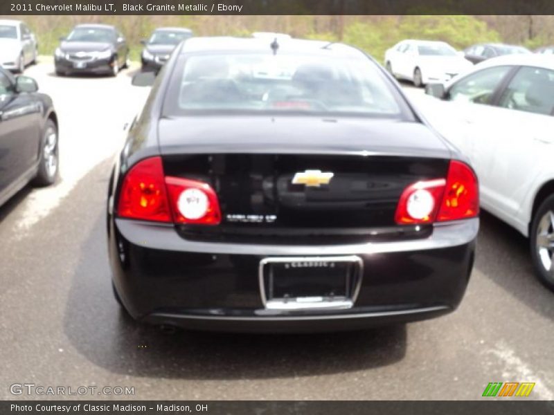 Black Granite Metallic / Ebony 2011 Chevrolet Malibu LT