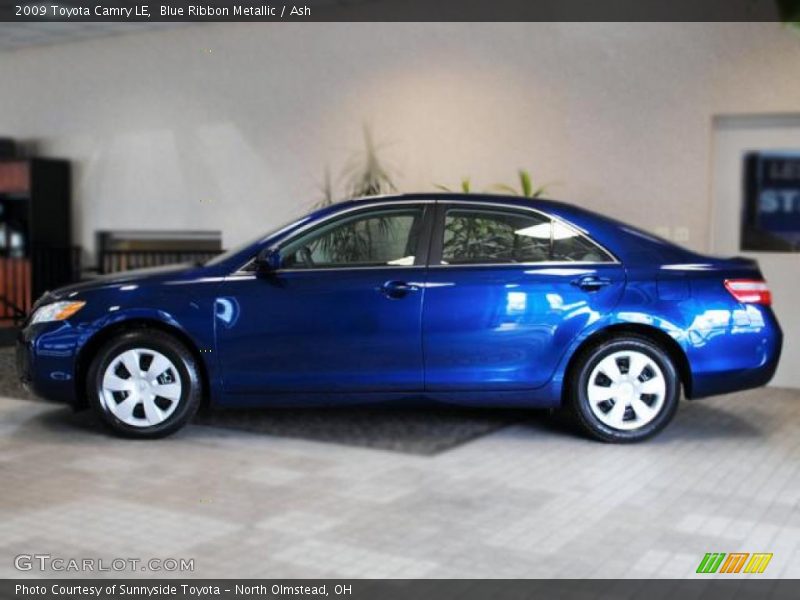 Blue Ribbon Metallic / Ash 2009 Toyota Camry LE