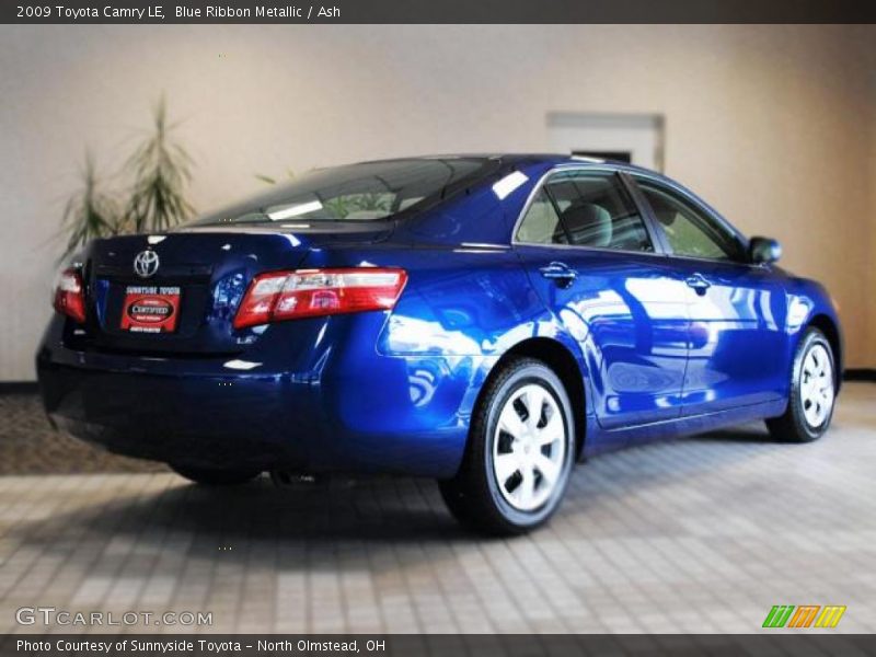 Blue Ribbon Metallic / Ash 2009 Toyota Camry LE