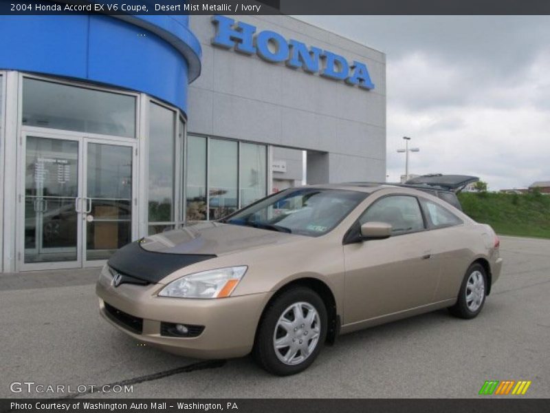 Desert Mist Metallic / Ivory 2004 Honda Accord EX V6 Coupe