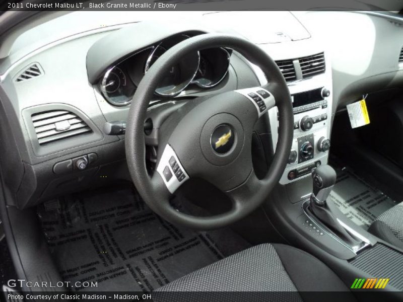 Black Granite Metallic / Ebony 2011 Chevrolet Malibu LT