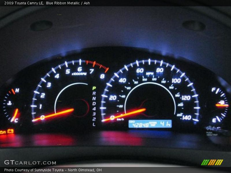 Blue Ribbon Metallic / Ash 2009 Toyota Camry LE