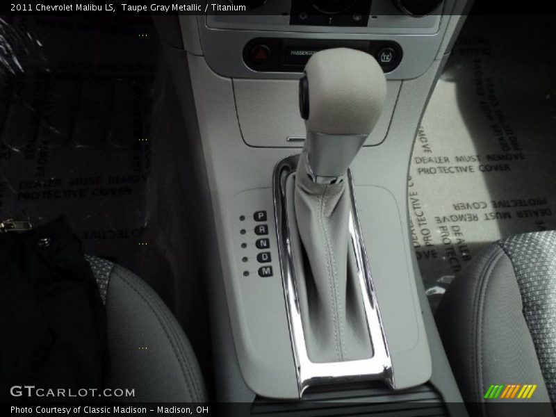 Taupe Gray Metallic / Titanium 2011 Chevrolet Malibu LS