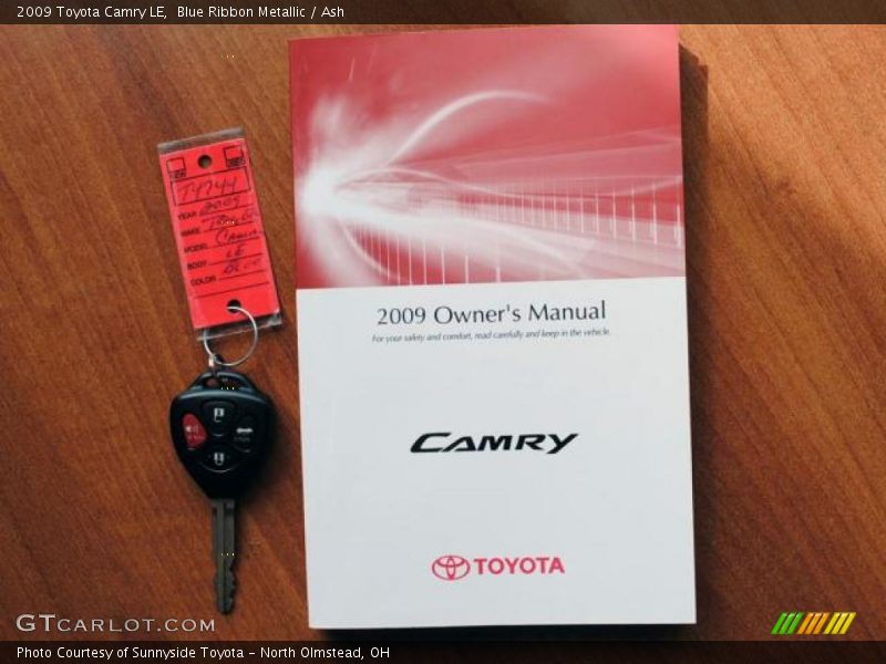 Blue Ribbon Metallic / Ash 2009 Toyota Camry LE