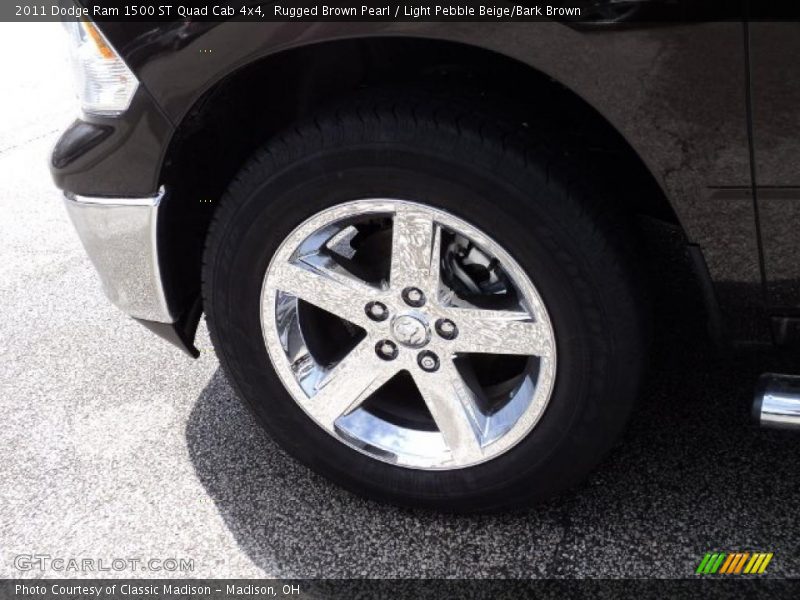 Rugged Brown Pearl / Light Pebble Beige/Bark Brown 2011 Dodge Ram 1500 ST Quad Cab 4x4