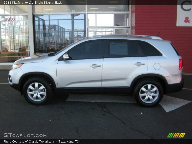 Bright Silver / Black 2011 Kia Sorento LX