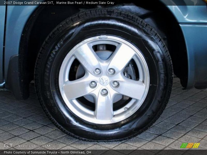 Marine Blue Pearl / Medium Slate Gray 2007 Dodge Grand Caravan SXT