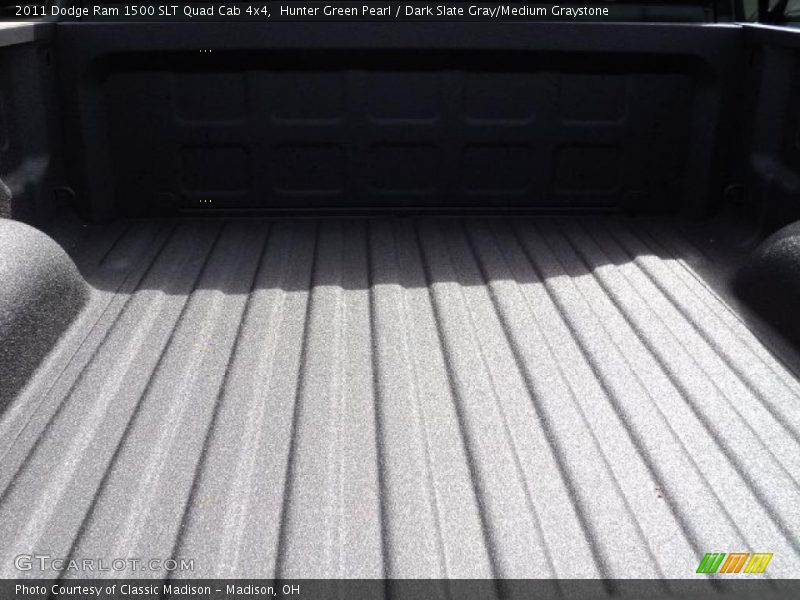 Hunter Green Pearl / Dark Slate Gray/Medium Graystone 2011 Dodge Ram 1500 SLT Quad Cab 4x4
