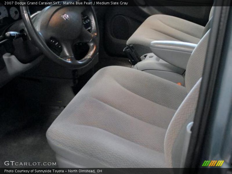 Marine Blue Pearl / Medium Slate Gray 2007 Dodge Grand Caravan SXT