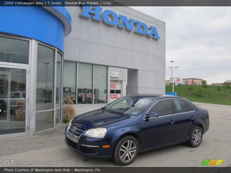 Shadow Blue Metallic / Grey 2006 Volkswagen Jetta 2.5 Sedan