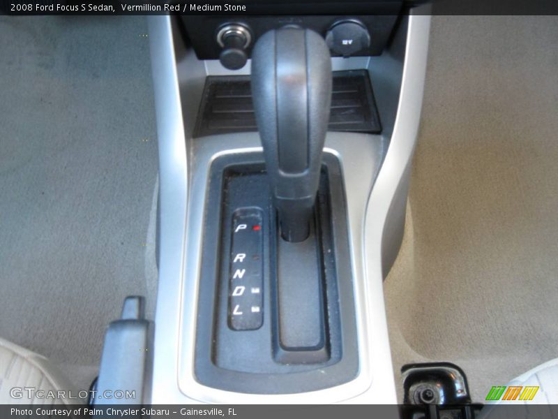 Vermillion Red / Medium Stone 2008 Ford Focus S Sedan