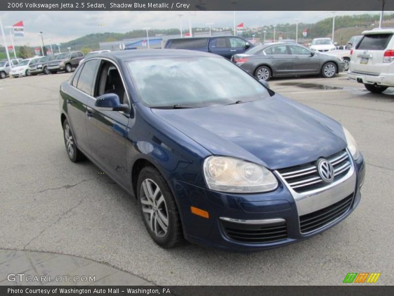 Shadow Blue Metallic / Grey 2006 Volkswagen Jetta 2.5 Sedan