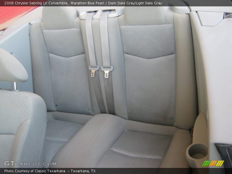 Marathon Blue Pearl / Dark Slate Gray/Light Slate Gray 2008 Chrysler Sebring LX Convertible