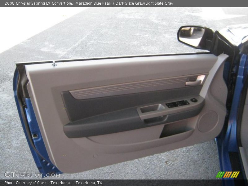 Marathon Blue Pearl / Dark Slate Gray/Light Slate Gray 2008 Chrysler Sebring LX Convertible