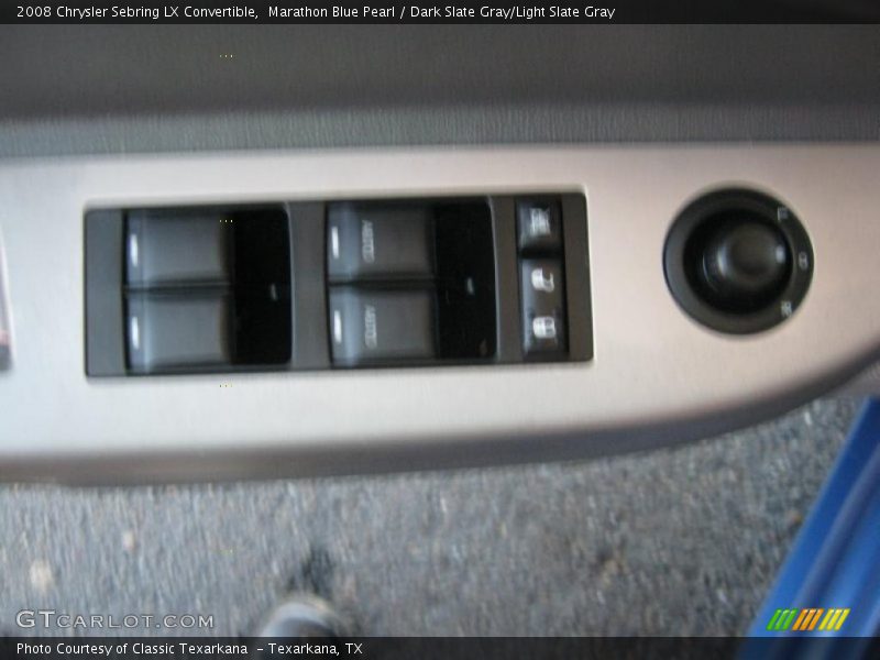 Marathon Blue Pearl / Dark Slate Gray/Light Slate Gray 2008 Chrysler Sebring LX Convertible