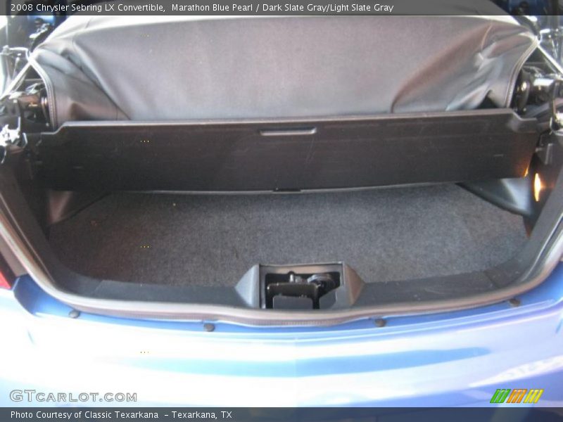 Marathon Blue Pearl / Dark Slate Gray/Light Slate Gray 2008 Chrysler Sebring LX Convertible