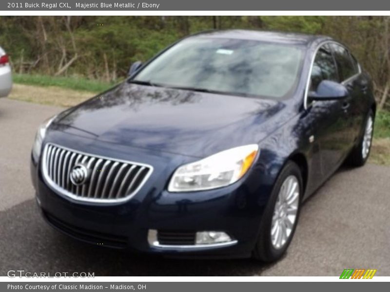 Majestic Blue Metallic / Ebony 2011 Buick Regal CXL