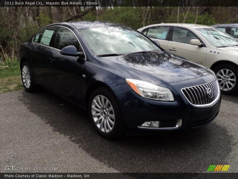 Majestic Blue Metallic / Ebony 2011 Buick Regal CXL