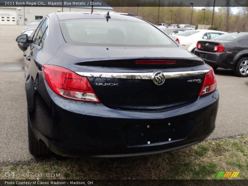 Majestic Blue Metallic / Ebony 2011 Buick Regal CXL