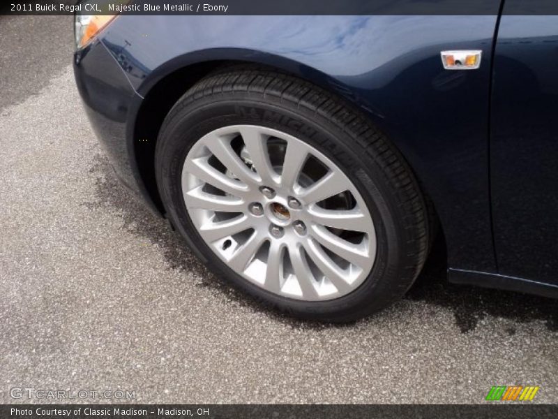 Majestic Blue Metallic / Ebony 2011 Buick Regal CXL