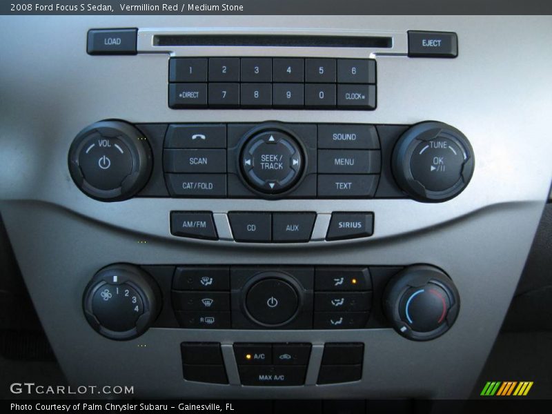 Vermillion Red / Medium Stone 2008 Ford Focus S Sedan