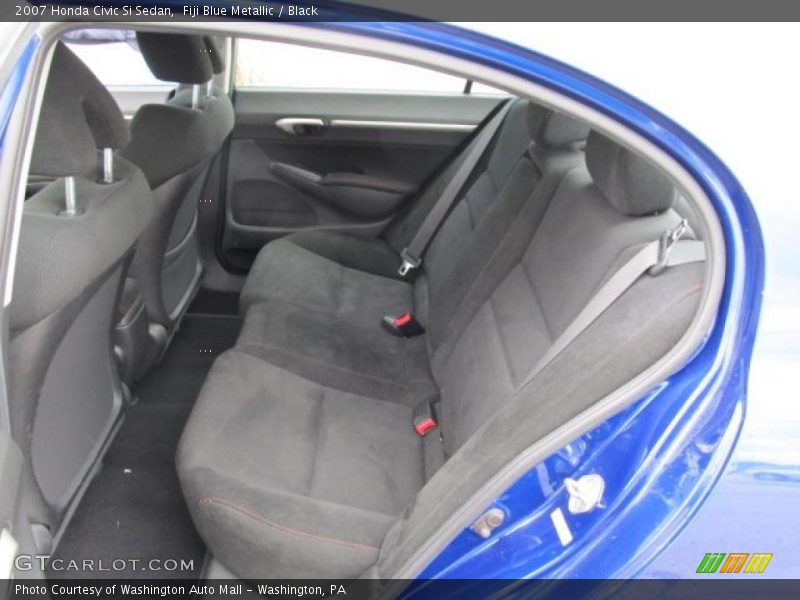Fiji Blue Metallic / Black 2007 Honda Civic Si Sedan