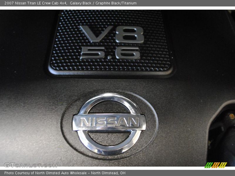 Galaxy Black / Graphite Black/Titanium 2007 Nissan Titan LE Crew Cab 4x4
