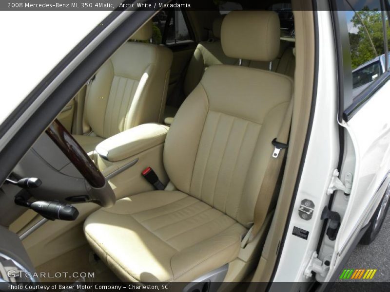 Arctic White / Macadamia 2008 Mercedes-Benz ML 350 4Matic