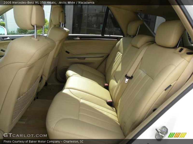 Arctic White / Macadamia 2008 Mercedes-Benz ML 350 4Matic