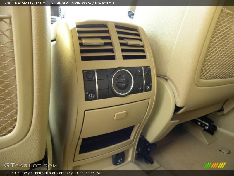 Arctic White / Macadamia 2008 Mercedes-Benz ML 350 4Matic