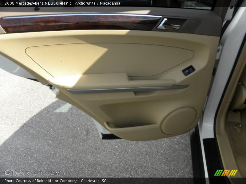 Arctic White / Macadamia 2008 Mercedes-Benz ML 350 4Matic